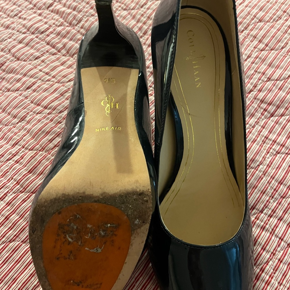 Cole Haan Women's Glossy Black Heels